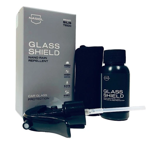 Преміум - антидощ для захисту скла Glassshield 50 мл, Nasiol