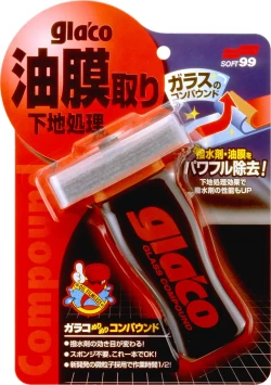 Абразивний очищувач скла Soft99 Glaco Glass Compound Roll On 50 гр на вагу